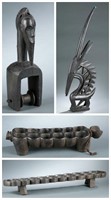 4 West African sculptures. 20th century.