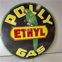 Porcelain Ethyl Polly Gas Sign