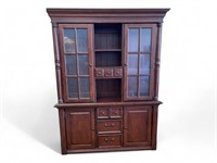 Contemporary Wooden Hutch Cabinet