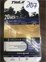 2 Saw Chain value pack - 20” / 72 drive links