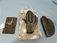 2 Holsters And Flash Light Holder