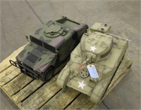 Remote Control Military Hummer & Tank