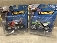 (2) Maistro 2 Wheelers 1:18 NIP