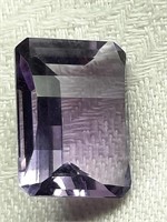 5.00CT Emerald Cut Amethyst Gem Stone