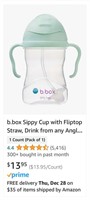 b.box Sippy Cup with Fliptop Straw