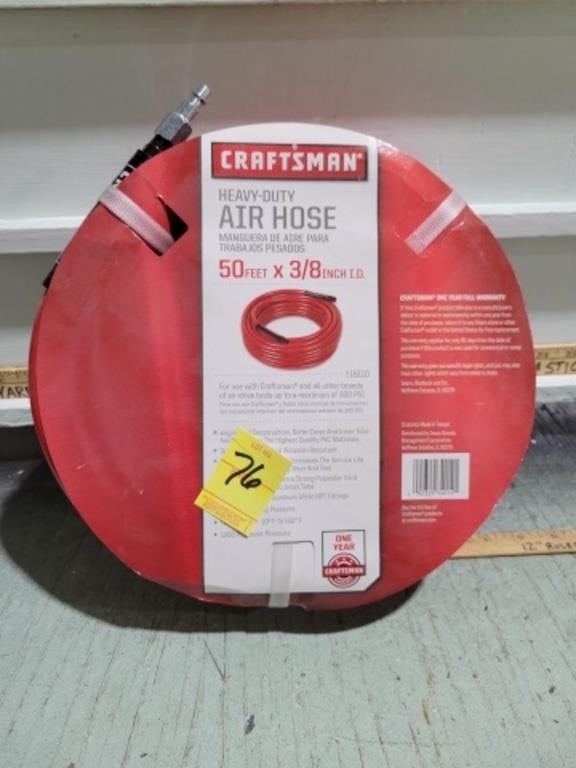 NEW CRAFTSMAN AIR HOSE 50' x 3/8"