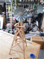 Large Wooden Windmill