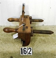 Continental, wooden screw arm plow plane w/