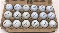 18 Golf Balls 9 Top-flite, 9 Pinnacle