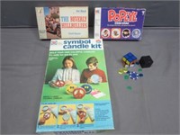 Vintage Board Games & Activity Play Set