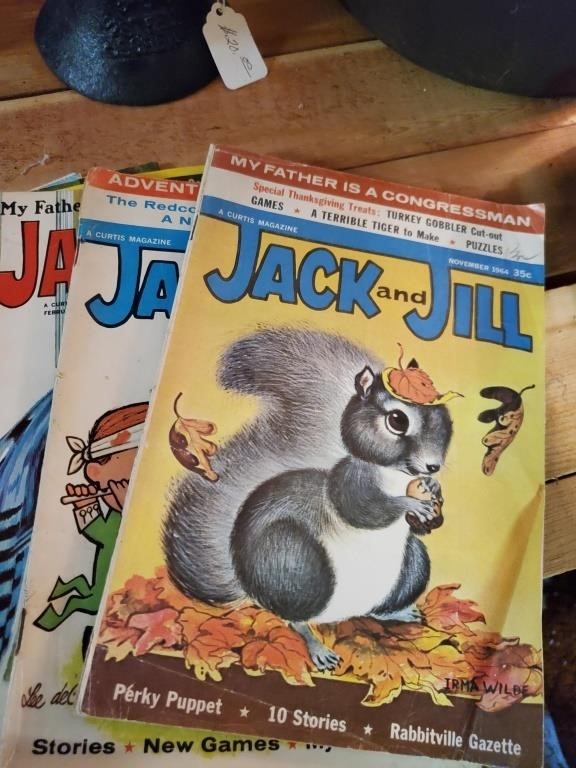 Six 1964 Jaxk and Jill Magazines