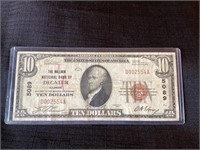 1929 $10 Note  Millikin National Bank of Decatur