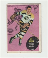 1961 Topps Leo Boivin Hockey Card