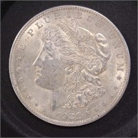 US Coins 1921 Morgan Silver Dollar, Circulated