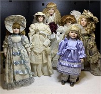 6-porcelain dolls