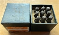 Set of Greenfield 1/4" Metal Number Stamps