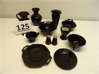 Black Smoke & Black Amethyst Glassware