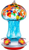 $27  Muse Garden Blown Glass Hummingbird Feeder