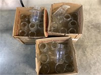 3  boxes jars