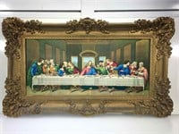 Framed print of The Last Supper, Made In Italy,