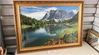 Picture  in beautiful frame measures