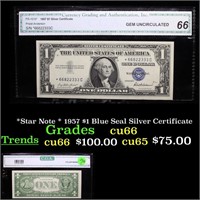 *Star Note * 1957 $1 Blue Seal Silver Certificate