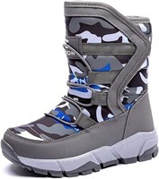 Boys Snow Boots Winter Waterproof Slip Resistant