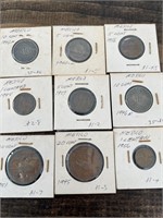 Mexican Centavo's from 1940's and 50's