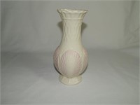 Belleek Porcelain Pink Shell Vase 7th Mark