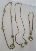 (3) Heidi Daus Rhinestone Necklaces.
