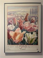 1990 Skagit Valley Tulip Festival Poster