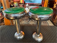 Pair of Vintage Diner Stools