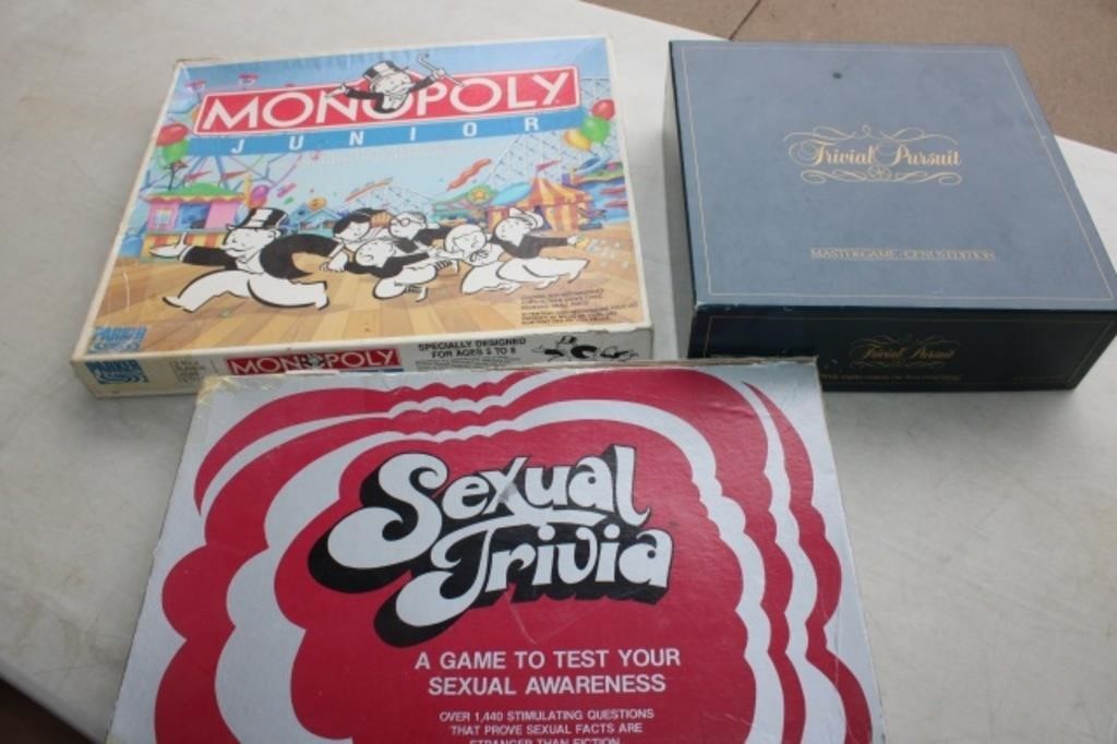 3 Games incl Sexual Trivia