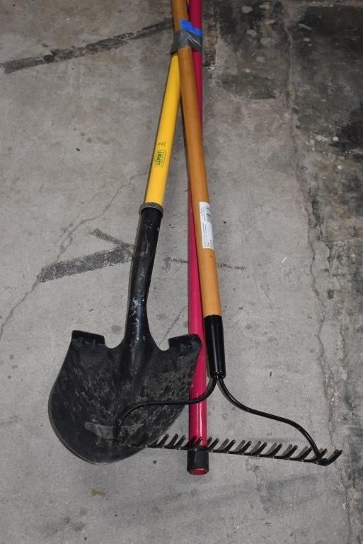 Tree Trimmer, Shovel, Rake