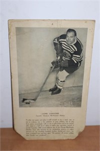Early Lionel Conacher Hockey Advertisement