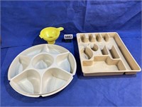 Plastic Wear, Divided Dish, Canning Funnel,
