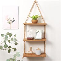 3 Tier Wood Hanging Shelf