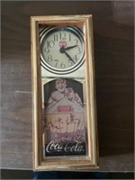 Coke clown wall clock