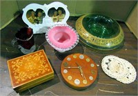 Glassware, Frame, Clock, Music Box