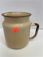 Pitcher Enamelware 6x5in diam.