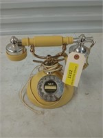 Yellow rotary phone