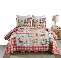 NEW $90 (Q) 3-Piece Bedding Set