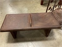 Wood foot stool