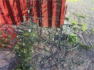 metal 3 tier multi section plant stands