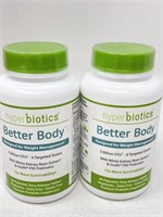 New (2) Hyperbiotics Better Body with White