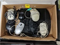 Box of Computer Mouse some with Cords