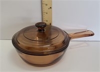 Corning Glass Lidded Pot