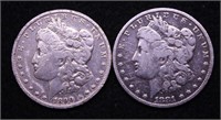TWO PRE 21 SILVER DOLLARS