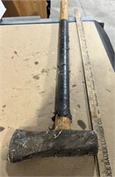 Splitting Axe with Wood Handle