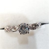 $4500 14K  Diamond (0.53Ct,I,G-H)+0.15Ct Ring
